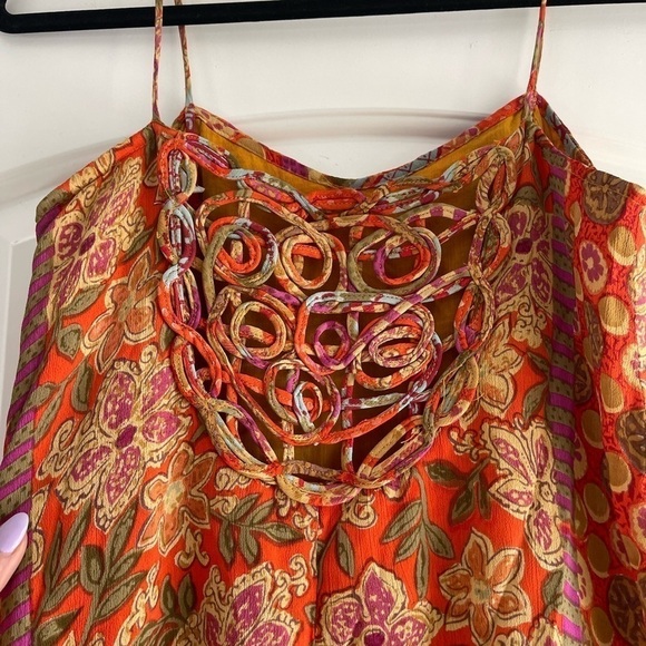 Y2K Boho Print Mini dress - S - Picture 5 of 6